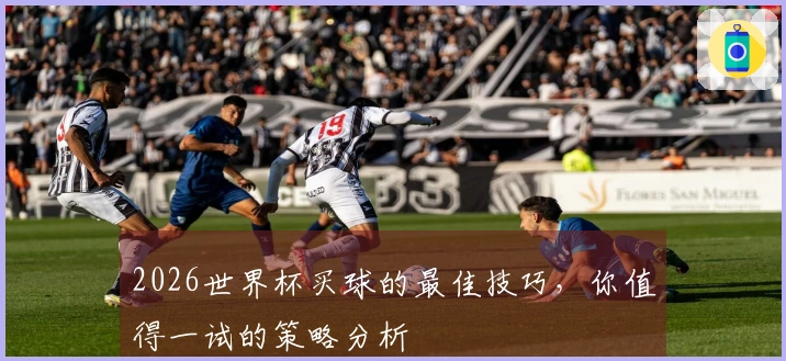 2026世界杯买球的最佳技巧，你值得一试的策略分析